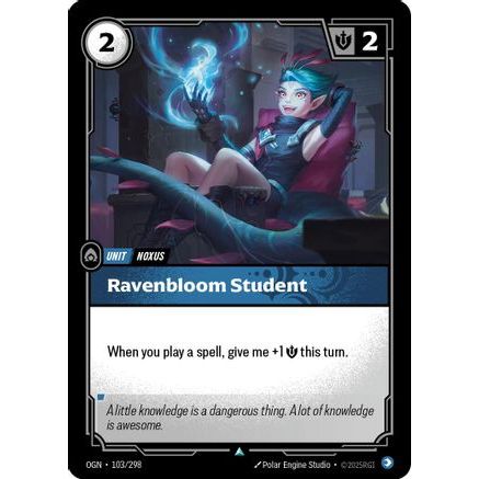 Ravenbloom Student (103/298) - Origins Foil
