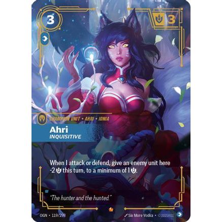 Ahri - Inquisitive (119/298) - Origins Foil