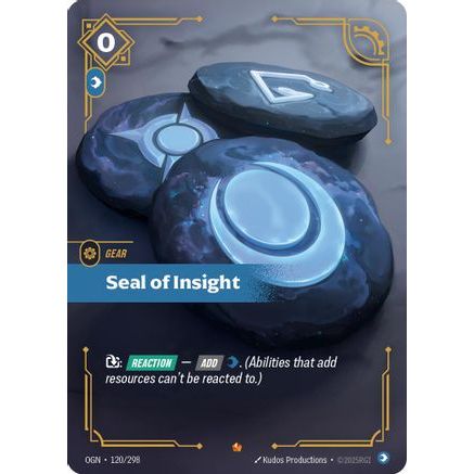 Seal of Insight (120/298) - Origins Foil