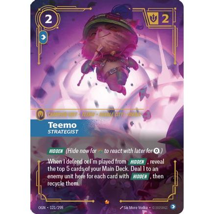 Teemo - Strategist (121/298) - Origins Foil