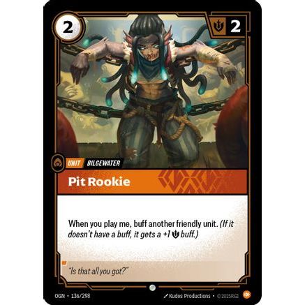 Pit Rookie (136/298) - Origins Foil