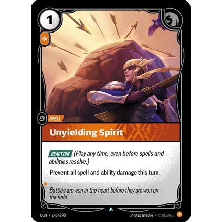 Unyielding Spirit (145/298) - Origins