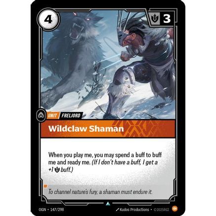 Wildclaw Shaman (147/298) - Origins Foil