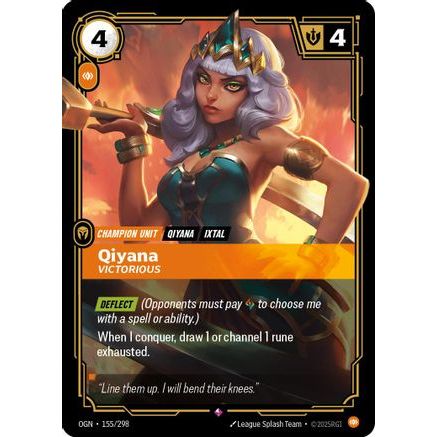 Qiyana - Victorious (155/298) - Origins Foil