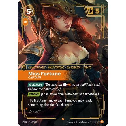 Miss Fortune - Captain (162/298) - Origins Foil