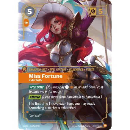 Miss Fortune - Captain (Alternate Art) (162a/298) - Origins Foil