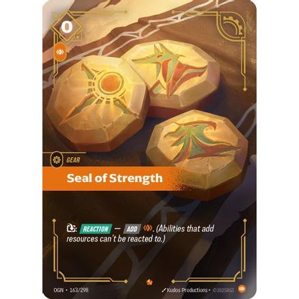 Seal of Strength (163/298) - Origins Foil
