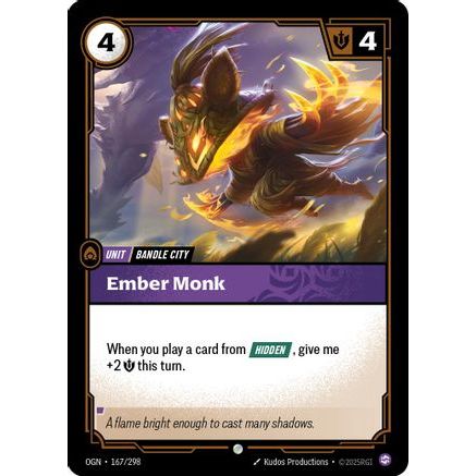 Ember Monk (167/298) - Origins