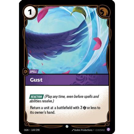 Gust (169/298) - Origins Foil