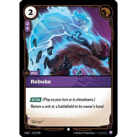 Rebuke (172/298) - Origins Foil