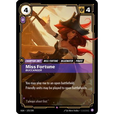 Miss Fortune - Buccaneer (193/298) - Origins Foil