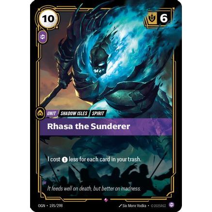 Rhasa the Sunderer (195/298) - Origins Foil