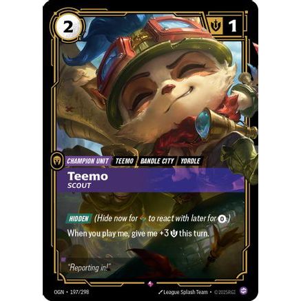 Teemo - Scout (197/298) - Origins Foil
