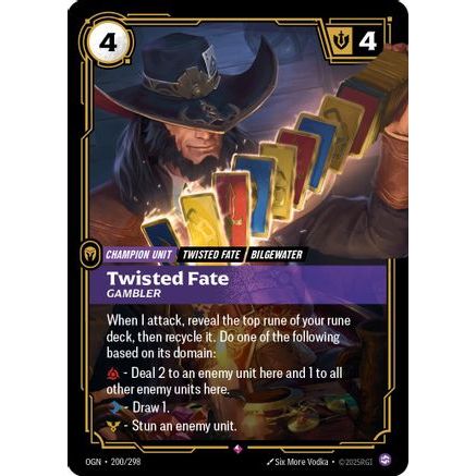 Twisted Fate - Gambler (200/298) - Origins Foil