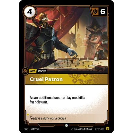 Cruel Patron (208/298) - Origins Foil
