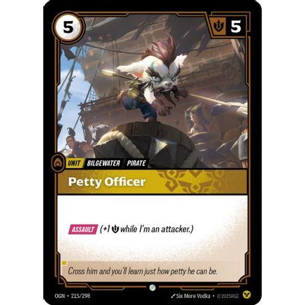 Petty Officer (215/298) - Origins
