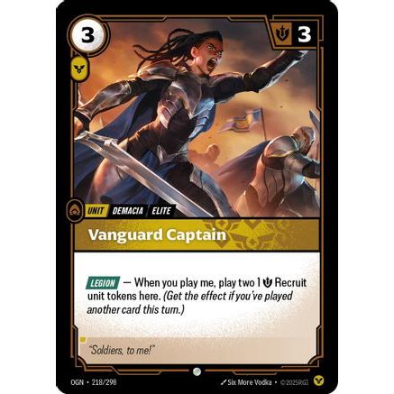 Vanguard Captain (218/298) - Origins Foil