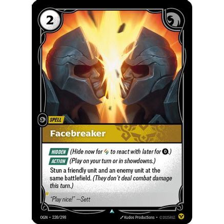 Facebreaker (220/298) - Origins