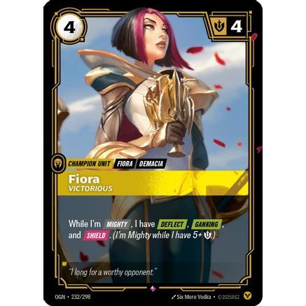 Fiora - Victorious (232/298) - Origins Foil