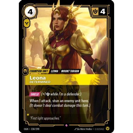 Leona - Determined (238/298) - Origins Foil