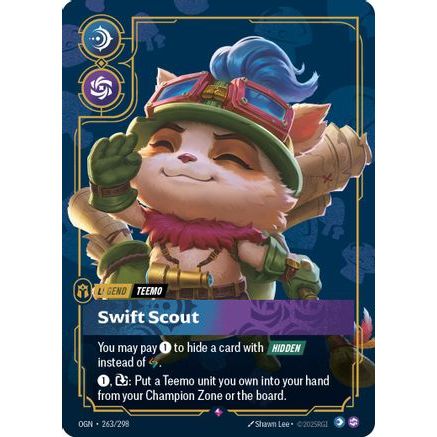 Teemo - Swift Scout (263/298) - Origins Foil