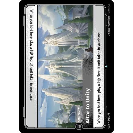 Altar to Unity (275/298) - Origins