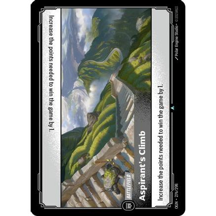 Aspirant's Climb (276/298) - Origins