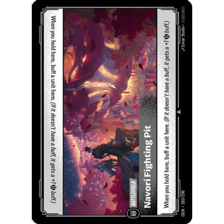 Navori Fighting Pit (283/298) - Origins