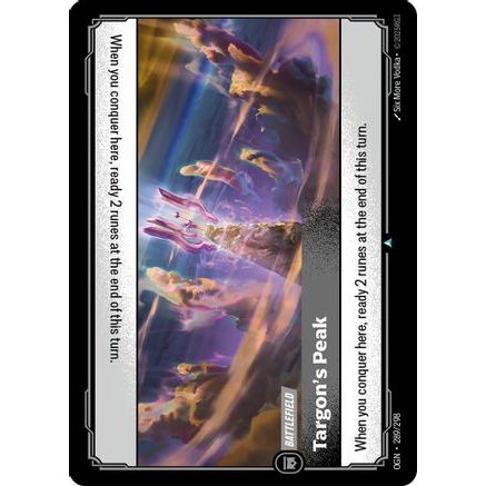 Targon's Peak (289/298) - Origins Foil