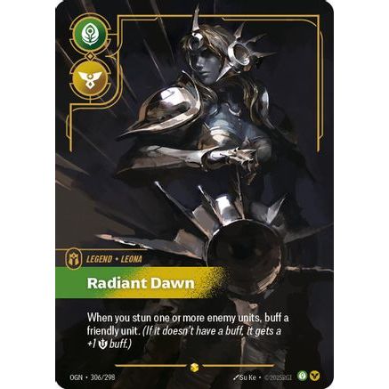 Leona - Radiant Dawn (Showcase) (306/298) - Origins Foil