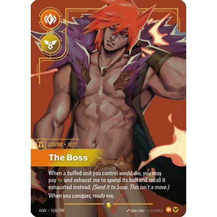 Sett - The Boss (Showcase) (310/298) - Origins Foil
