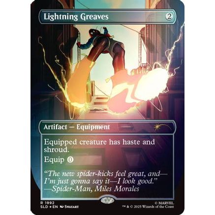 Lightning Greaves (1992) (Rainbow Foil) (SLD-1992) - Secret Lair Drop Series Foil