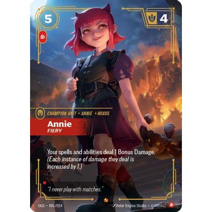 Annie - Fiery (001/024) - Origins Proving Grounds