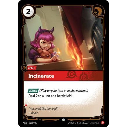 Incinerate (003/024) - Origins Proving Grounds