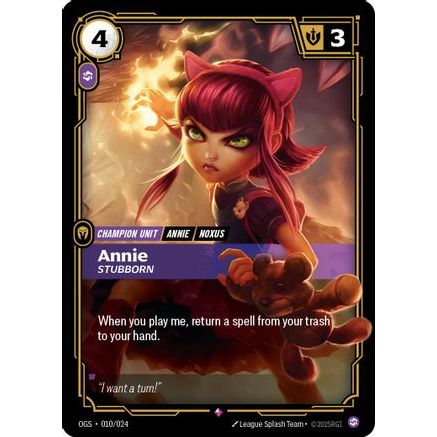 Annie - Stubborn (010/024) - Origins Proving Grounds