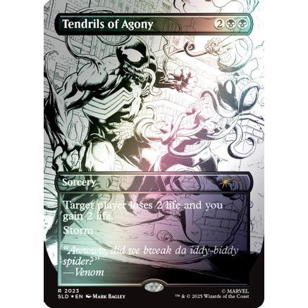 Tendrils of Agony (2023) (Rainbow Foil) (SLD-2023) - Secret Lair Drop Series Foil