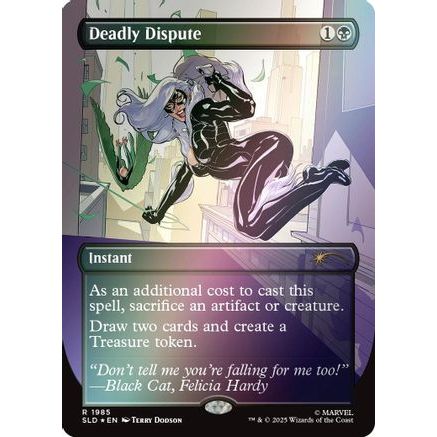 Deadly Dispute (1985) (Rainbow Foil) (SLD-1985) - Secret Lair Drop Series Foil