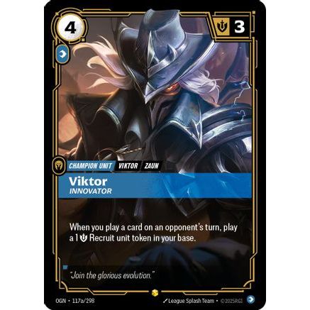 Viktor - Innovator (Alternate Art) (117a/298) - Origins Foil