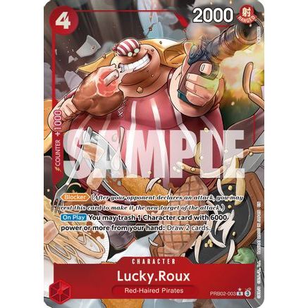 Lucky.Roux (Alternate Art) (PRB02-003) - Premium Booster -The Best- Vol. 2 Foil