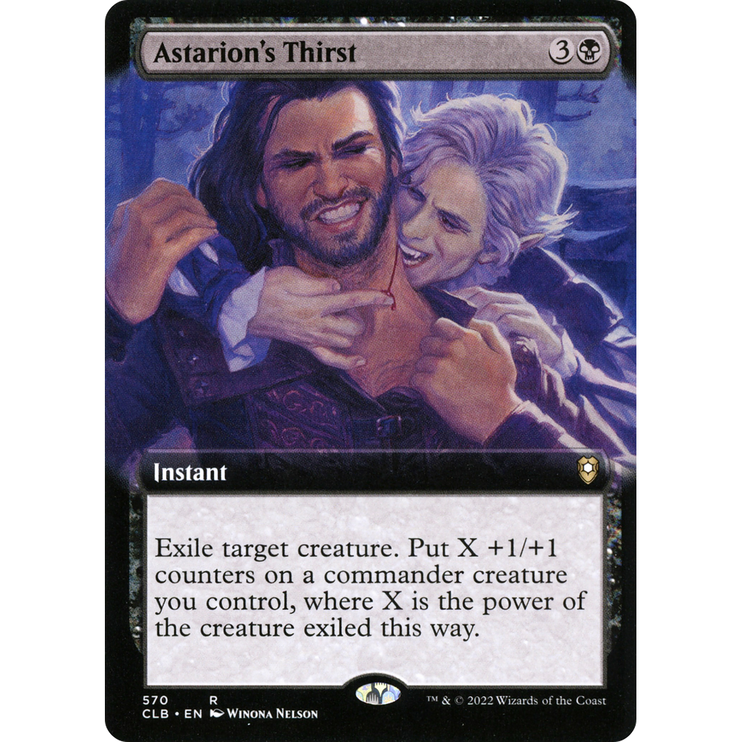 Astarion's Thirst (CLB-570) - Commander Legends: Battle for Baldur's Gate: (Extended Art) Foil