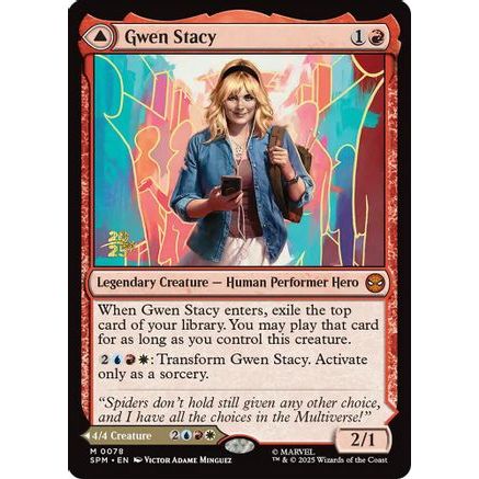 Gwen Stacy (PRE-078) - Prerelease Cards Foil