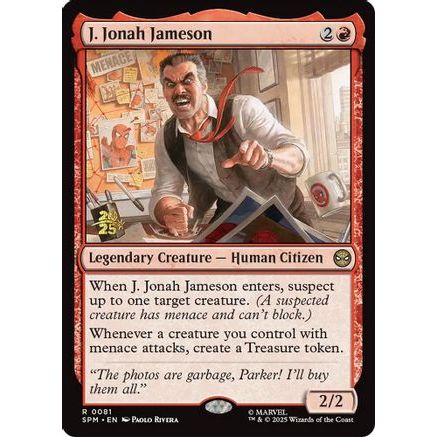 J. Jonah Jameson (PRE-081) - Prerelease Cards Foil