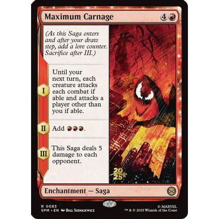 Maximum Carnage (PRE-083) - Prerelease Cards Foil