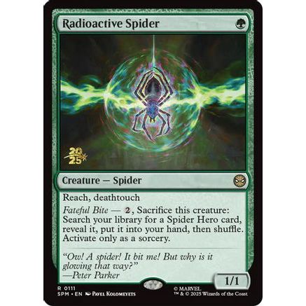 Radioactive Spider (PRE-111) - Prerelease Cards Foil