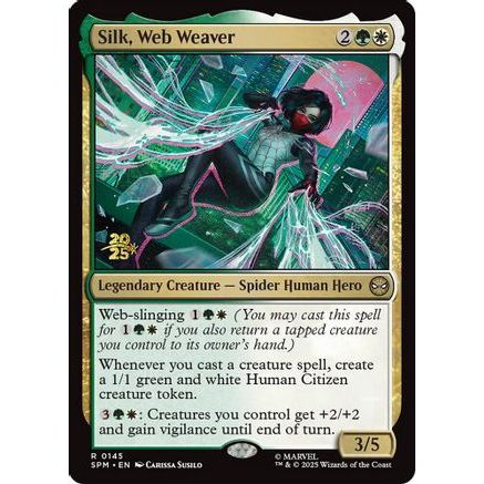 Silk, Web Weaver (PRE-145) - Prerelease Cards Foil