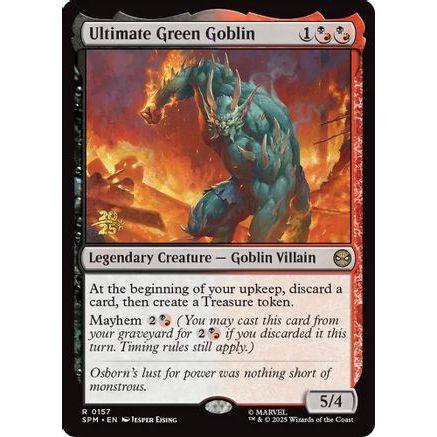 Ultimate Green Goblin (PRE-157) - Prerelease Cards Foil