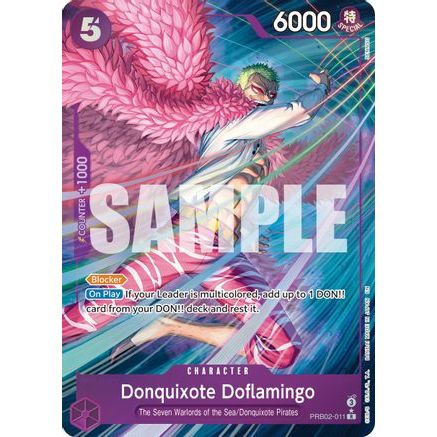 Donquixote Doflamingo (Alternate Art) (PRB02-011) - Premium Booster -The Best- Vol. 2 Foil