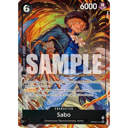 Sabo - PRB02-014 (Alternate Art) (PRB02-014) - Premium Booster -The Best- Vol. 2 Foil