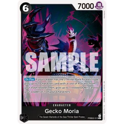 Gecko Moria (PRB02-013) - Premium Booster -The Best- Vol. 2 Foil