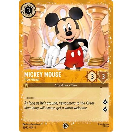 Mickey Mouse - True Friend (Puzzle Promo) (36) - Disney Lorcana Promo Cards Holofoil